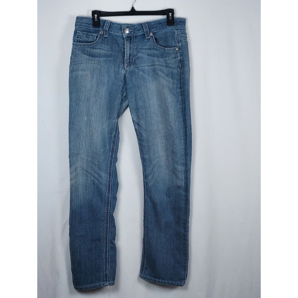 UKnighted Denim Womens 10 Jeans Blue Zipper Back Pockets Stretch